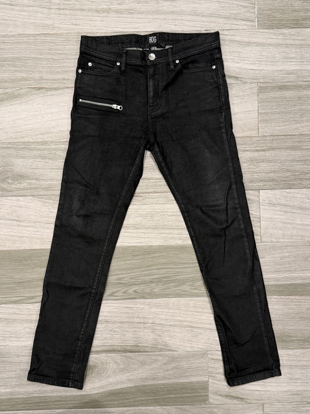 BDG skinny stretch black jeans